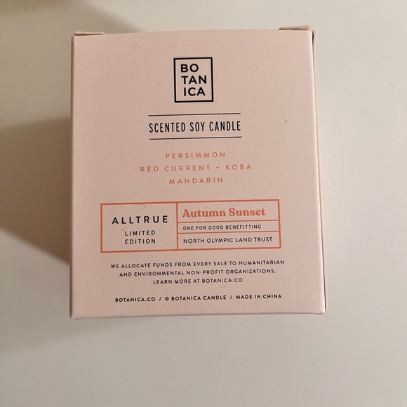❗️4/$65❗️Botanica Autumn Sunset candle NIB! Limited edition for Alltrue box - Picture 3 of 4